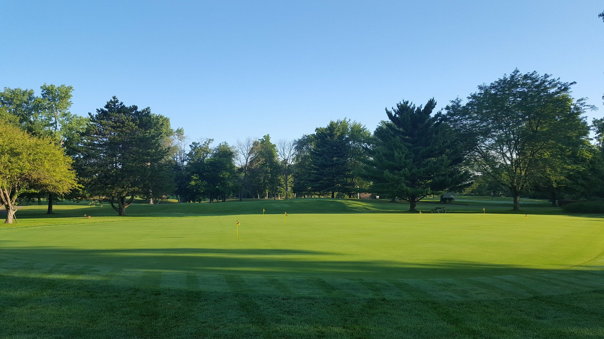 Golf course practice facility